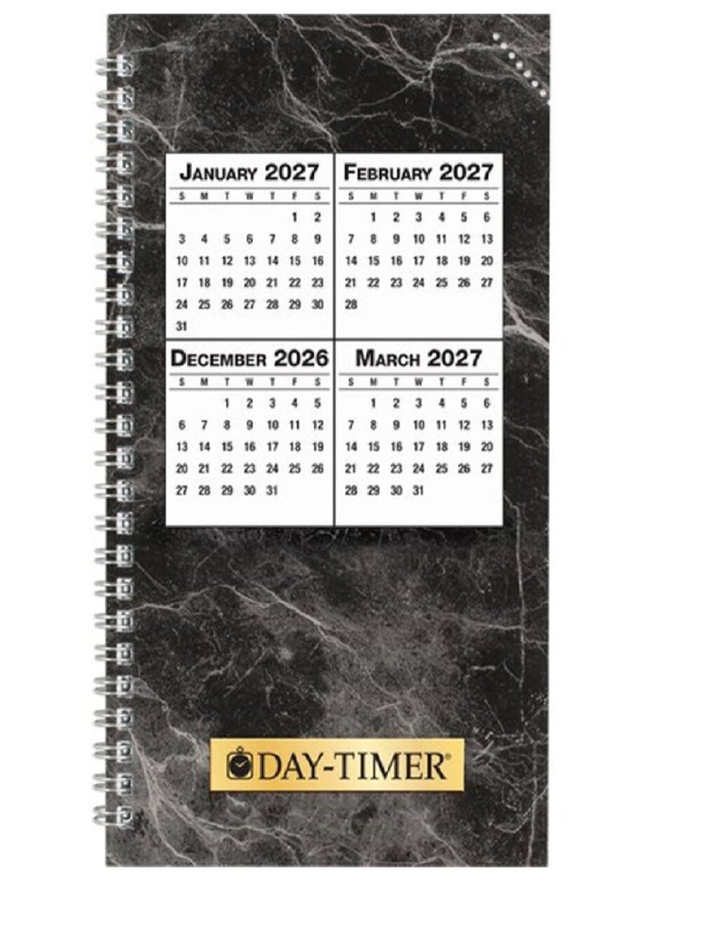 Day-Timer Jan-Dec 2027, 1-Page/Day Planner Refill Pocket 3-1/2 x 6-1/2" +Extras